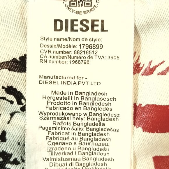 Diesel Industry Jeans Mens  Regular Straight Leg Blue Fading Whiskering SZ 30 - Picture 8 of 16